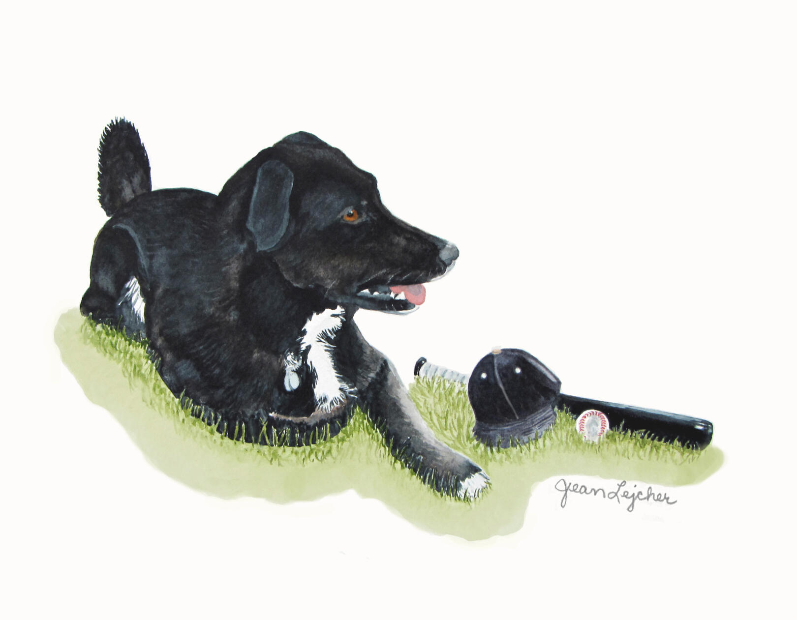 Best Buddy Watercolor painting lost